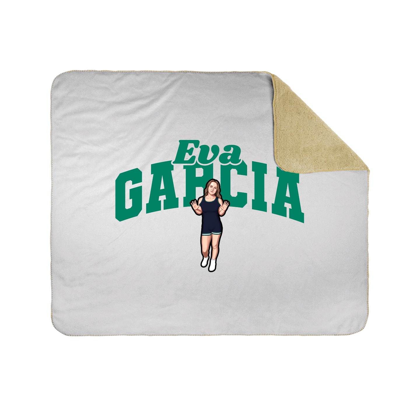 Throw Blanket — Signature Arch in White