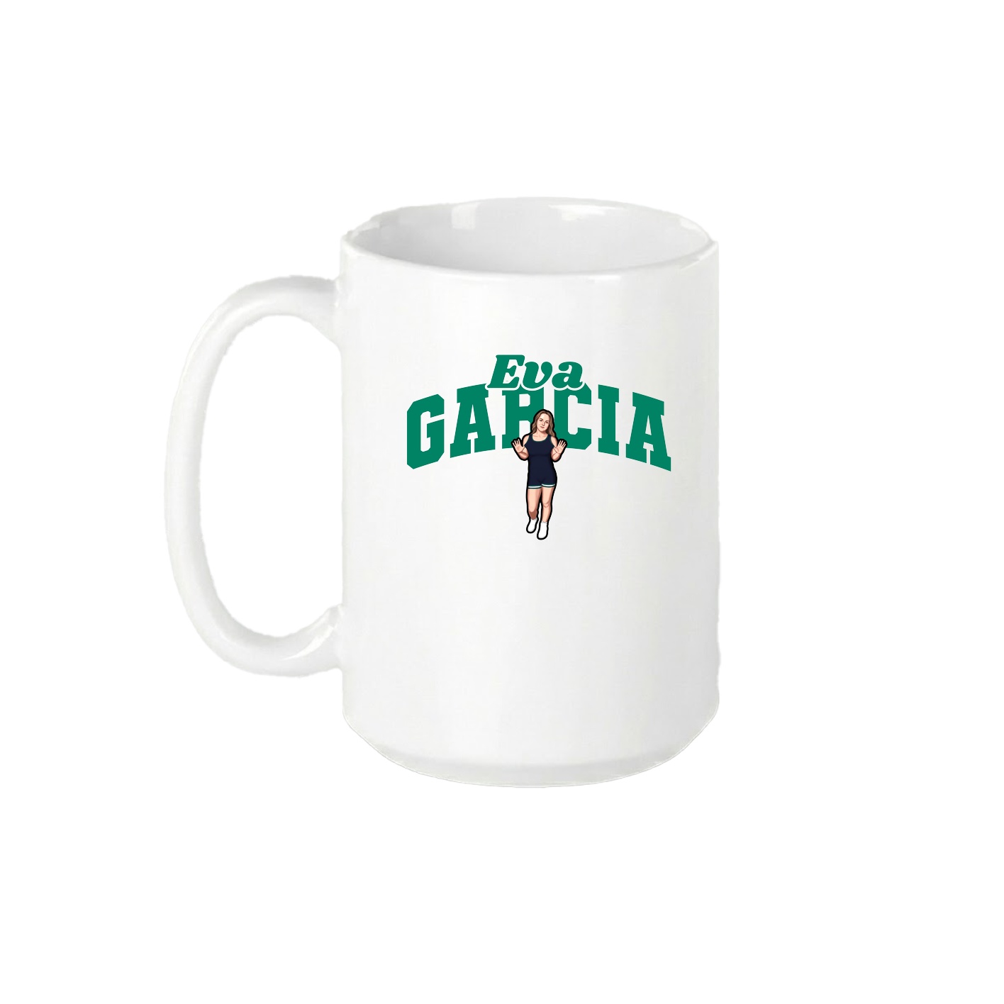 15oz Coffee Mug — Signature Arch in White