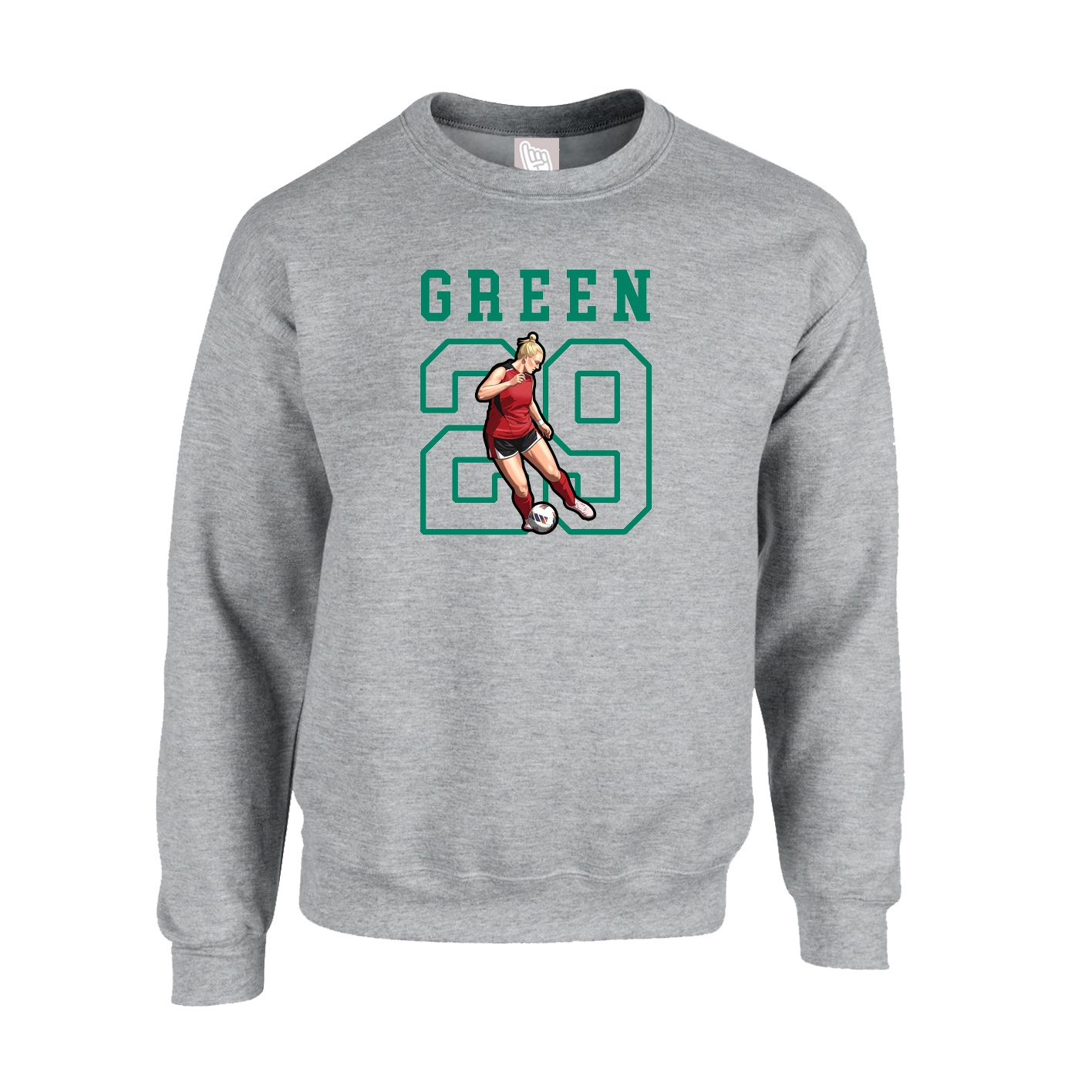 Fleece Crew — Shirsey in Grey