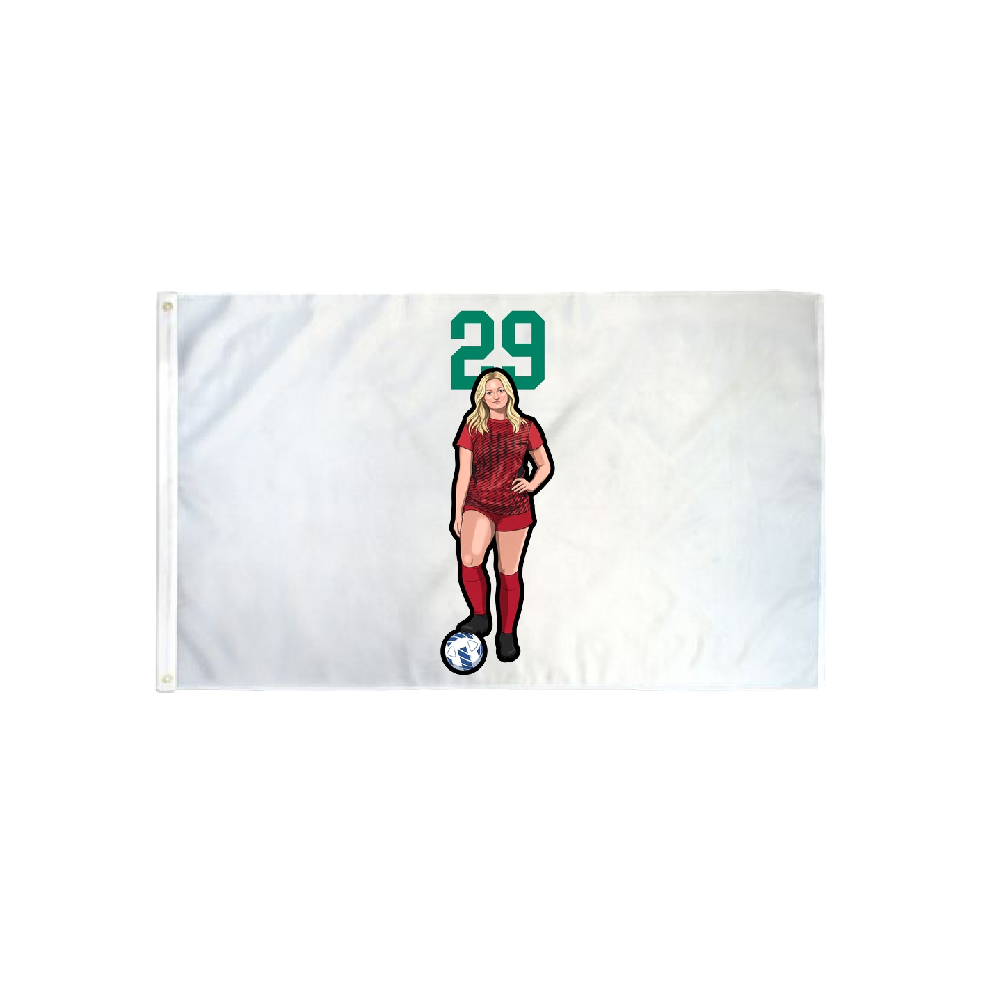 3x5 Flag — Number Top in Classic
