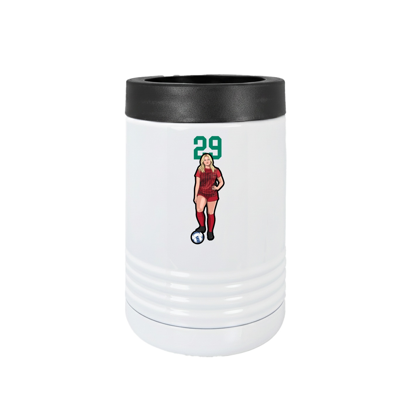 Beverage Holder — Number Top in White