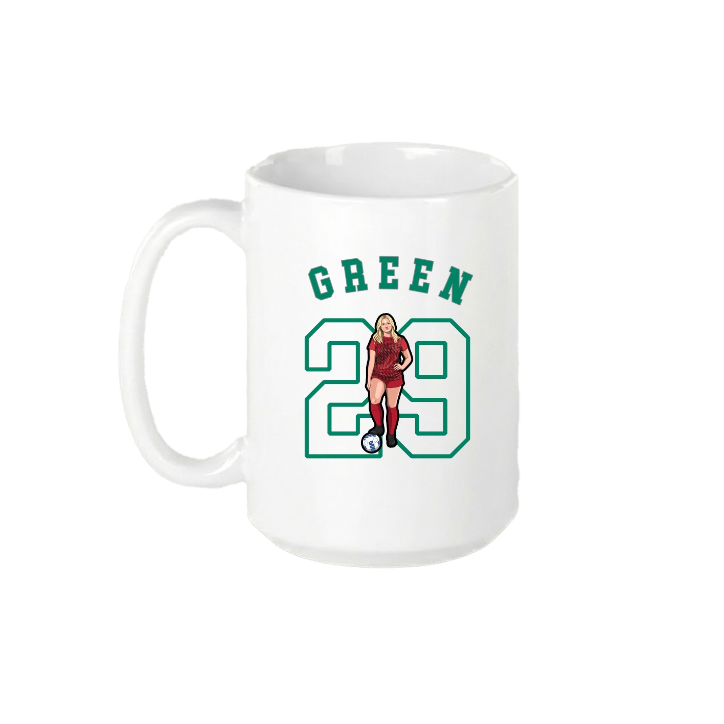 15oz Coffee Mug — Shirsey Arch in White