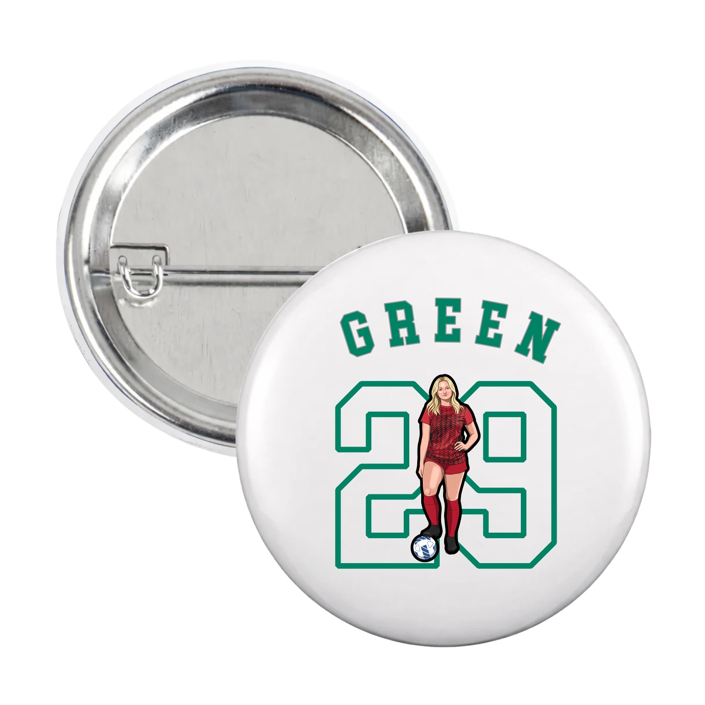 Game Day Button — Shirsey Arch in White
