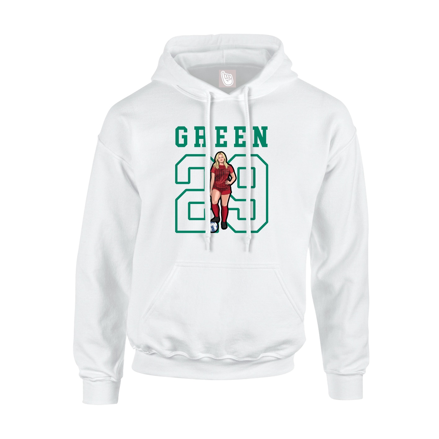 Youth Hoodie — Shirsey in White