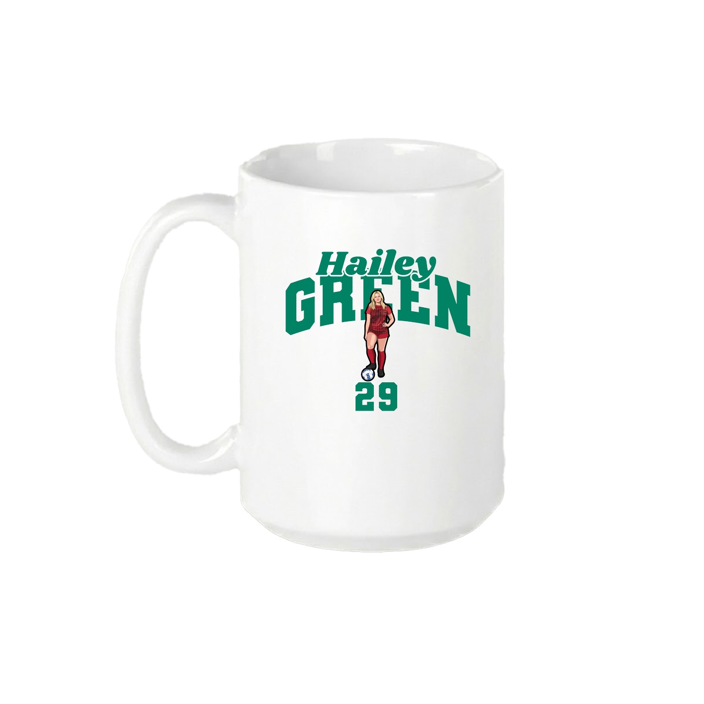 15oz Coffee Mug — Signature Arch in White