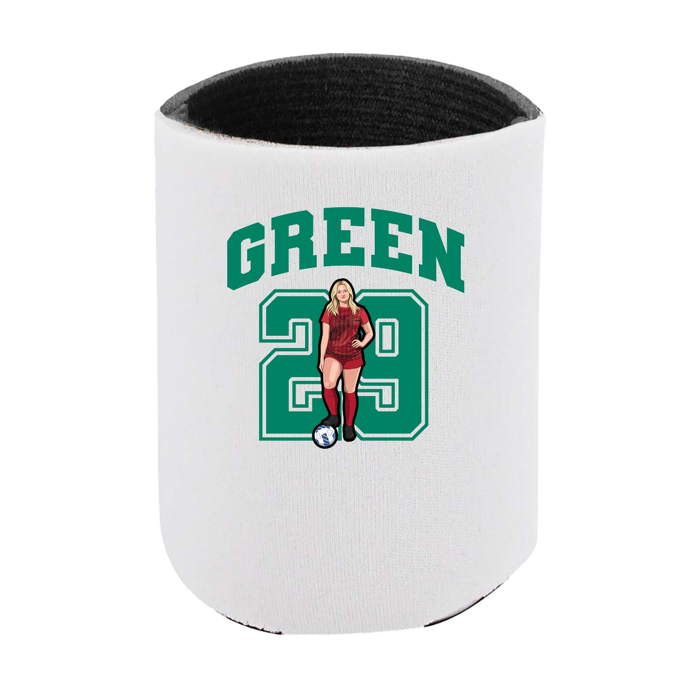 Can Holder — Number in White