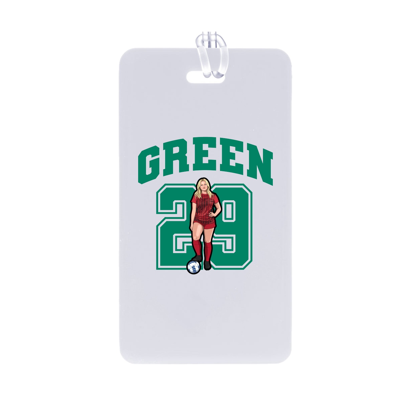 Bag Tag — Number in Classic