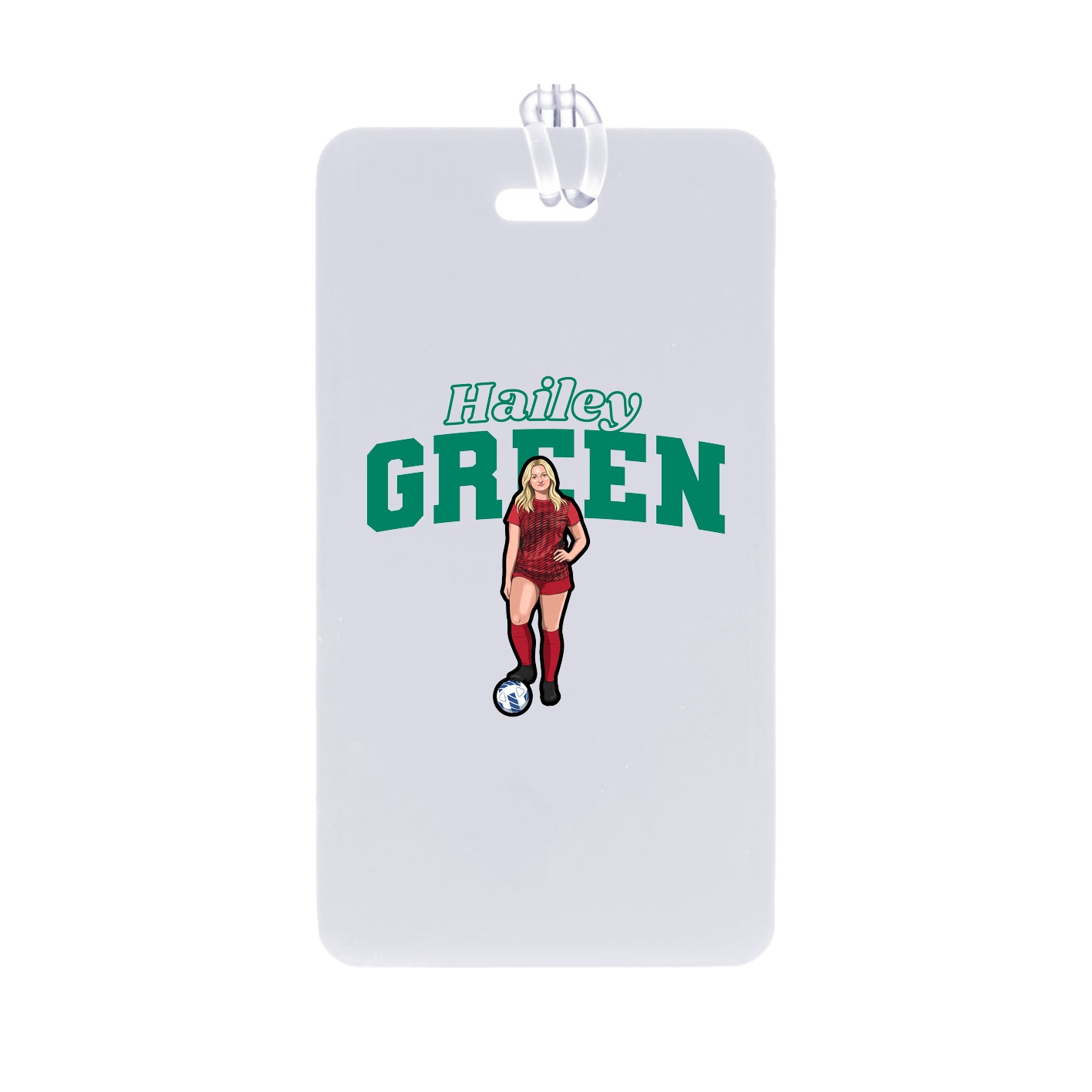 Bag Tag — Name Arch in Classic