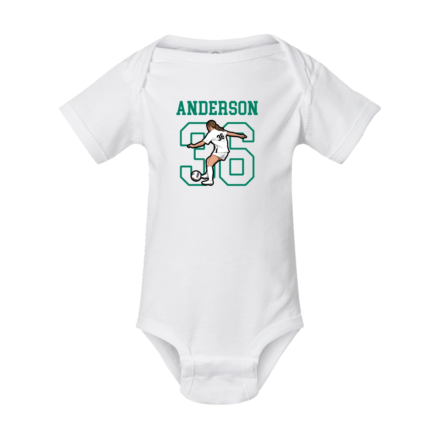 Baby Onesie — Shirsey in White