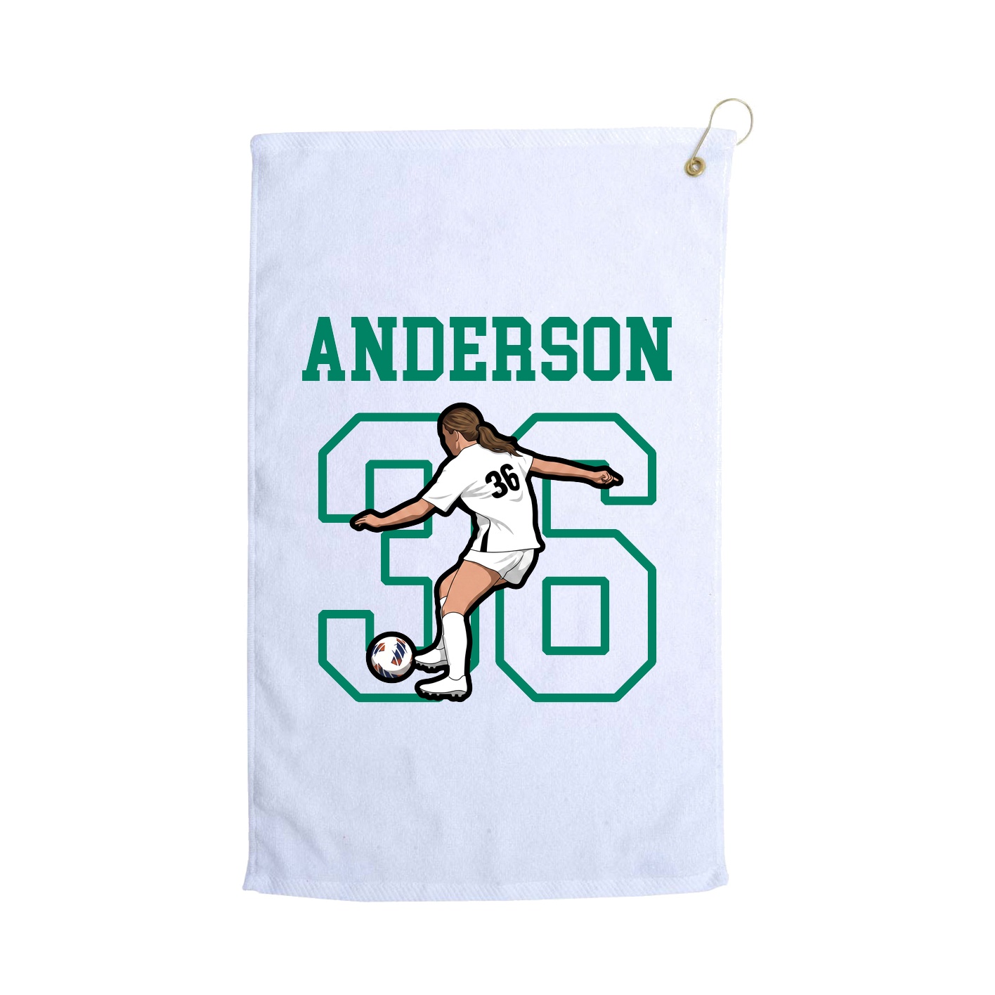 Golf Towel — Shirsey in White