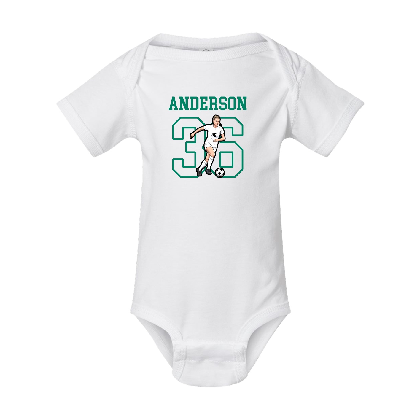 Baby Onesie — Shirsey in White