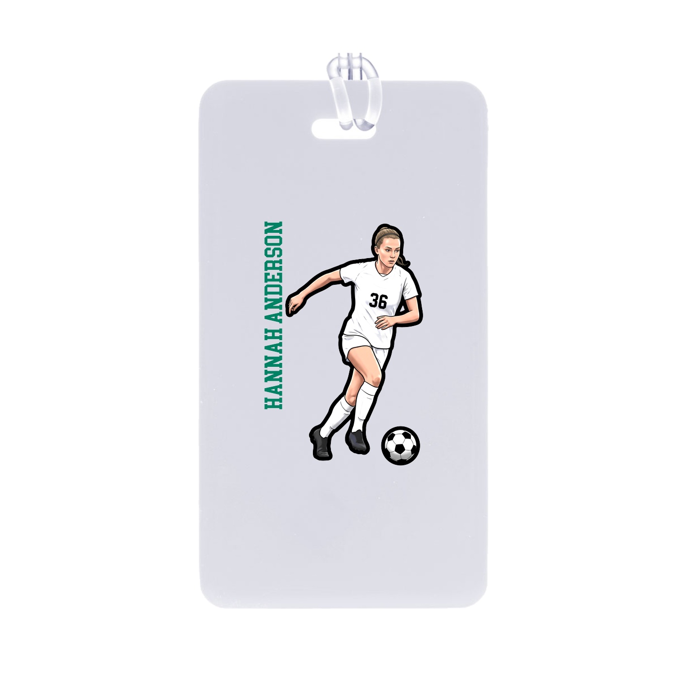 Bag Tag — Name Vertical in Classic