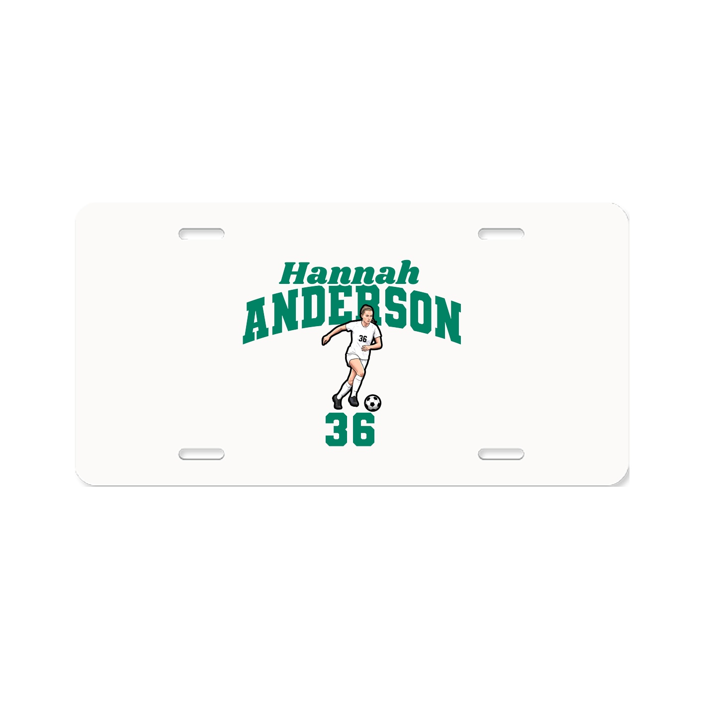 License Plate — Signature Arch in Classic