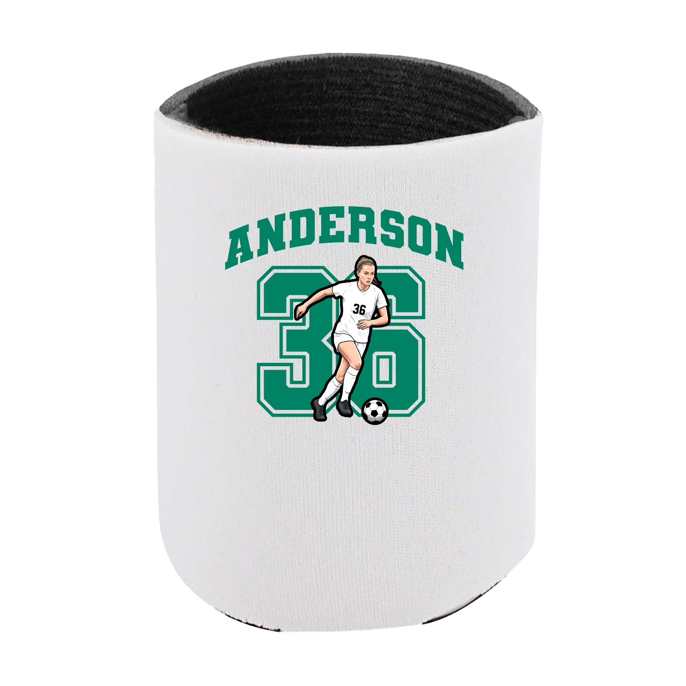 Can Holder — Number in White