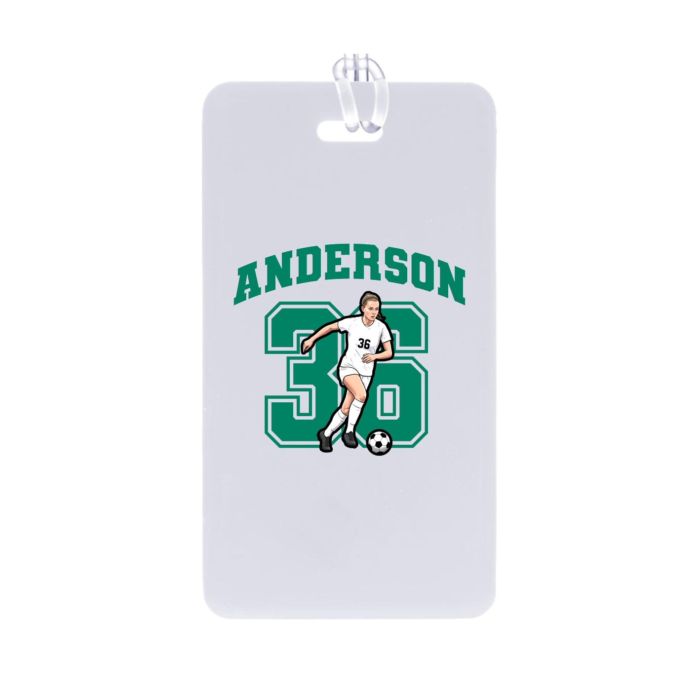 Bag Tag — Number in Classic