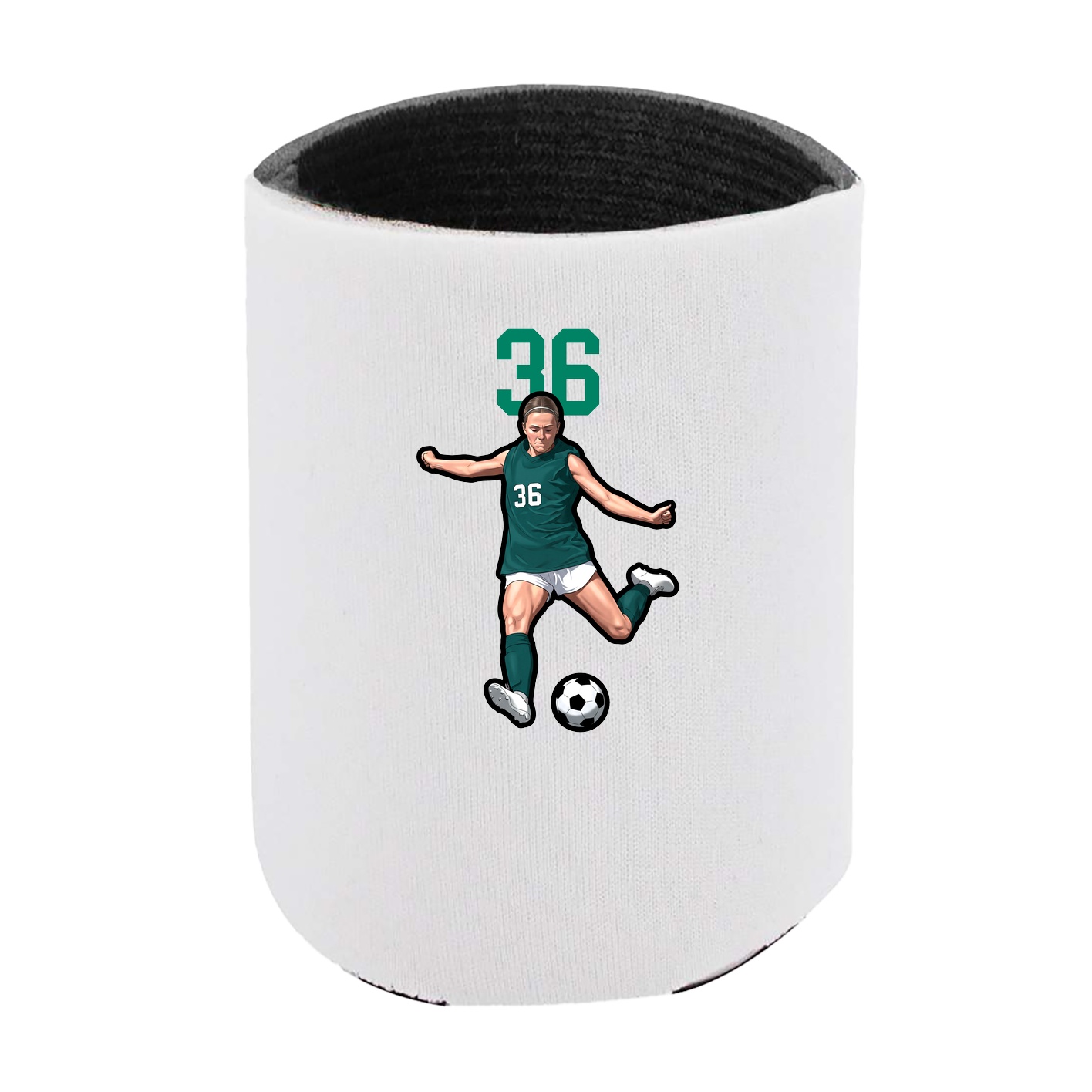 Can Holder — Number Top in White