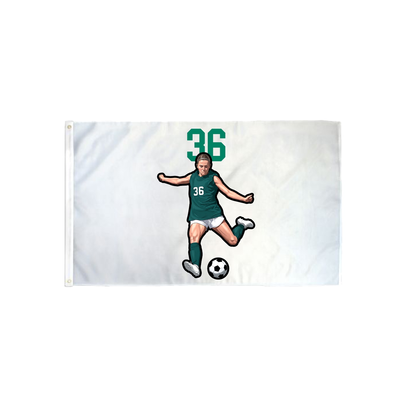 3x5 Flag — Number Top in Classic