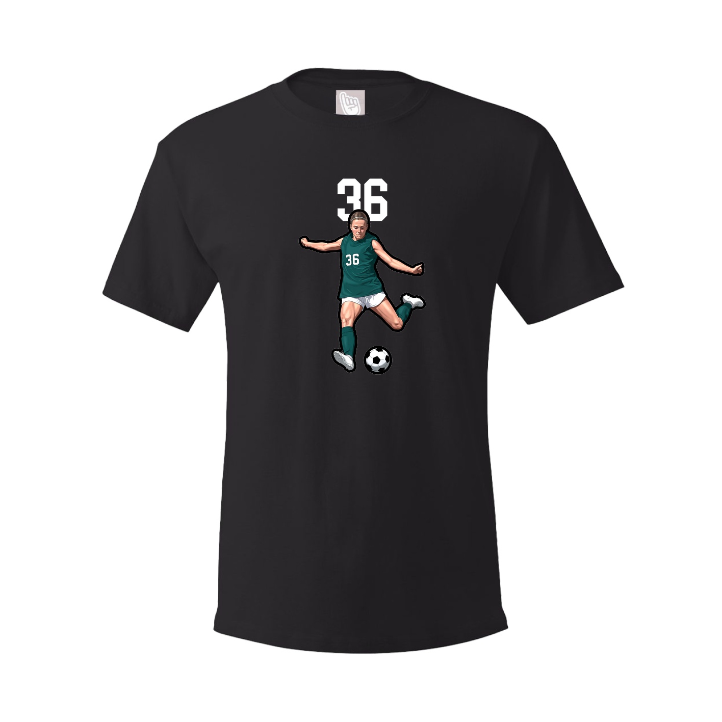 Tee — Number Top in Black