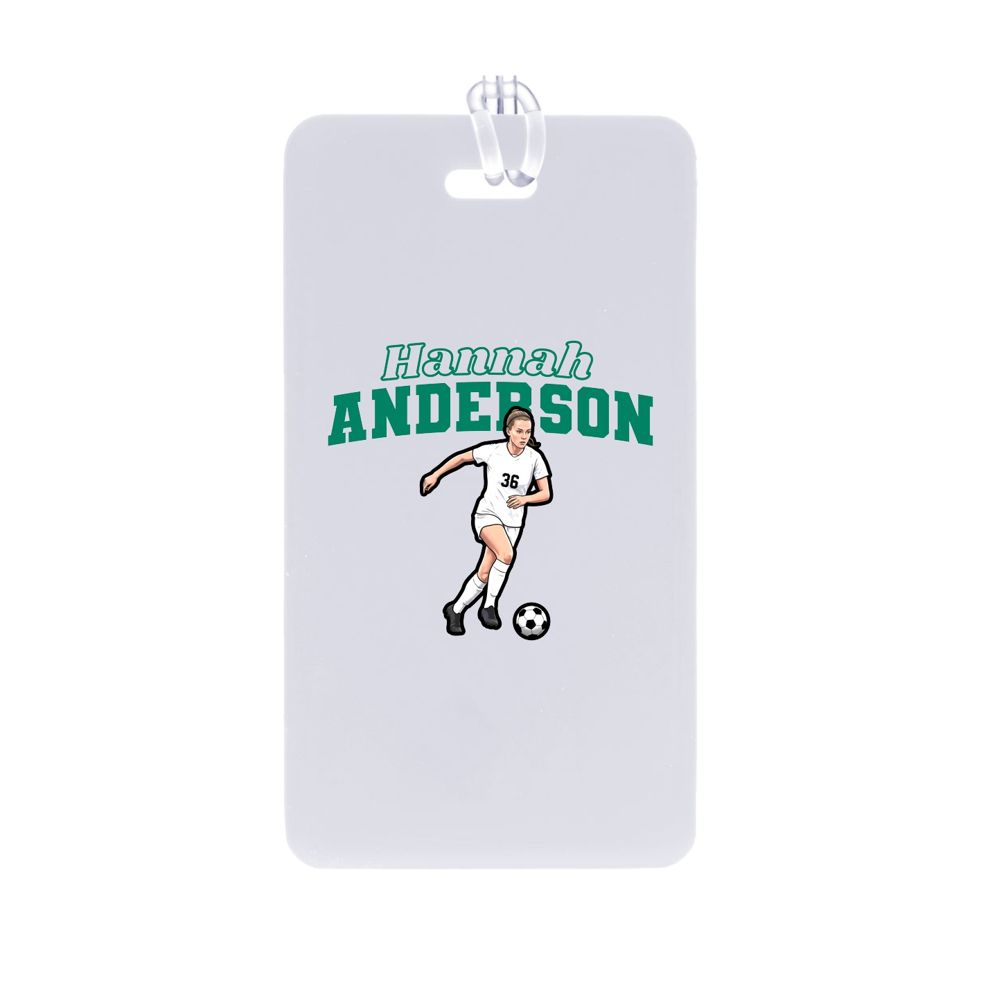 Bag Tag — Name Arch in Classic