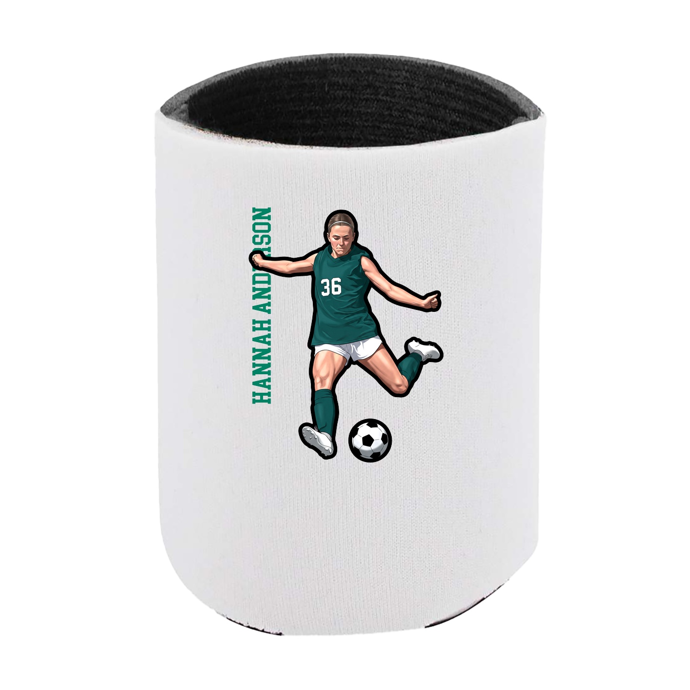 Can Holder — Name Vertical in White