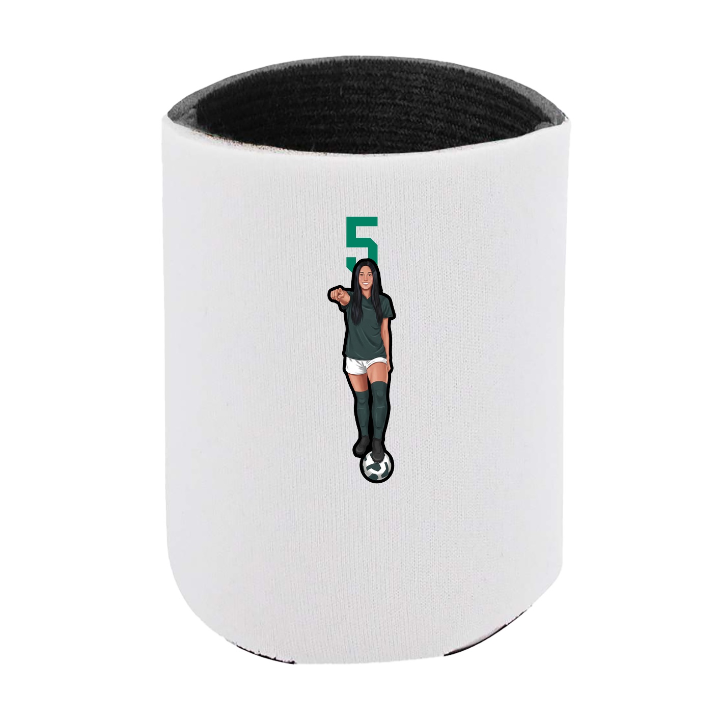 Can Holder — Number Top in White