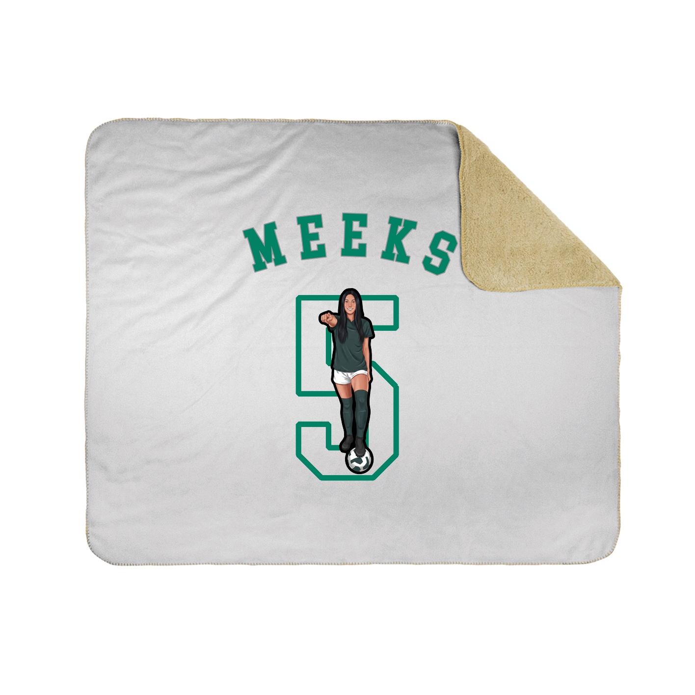Throw Blanket — Shirsey Arch in White
