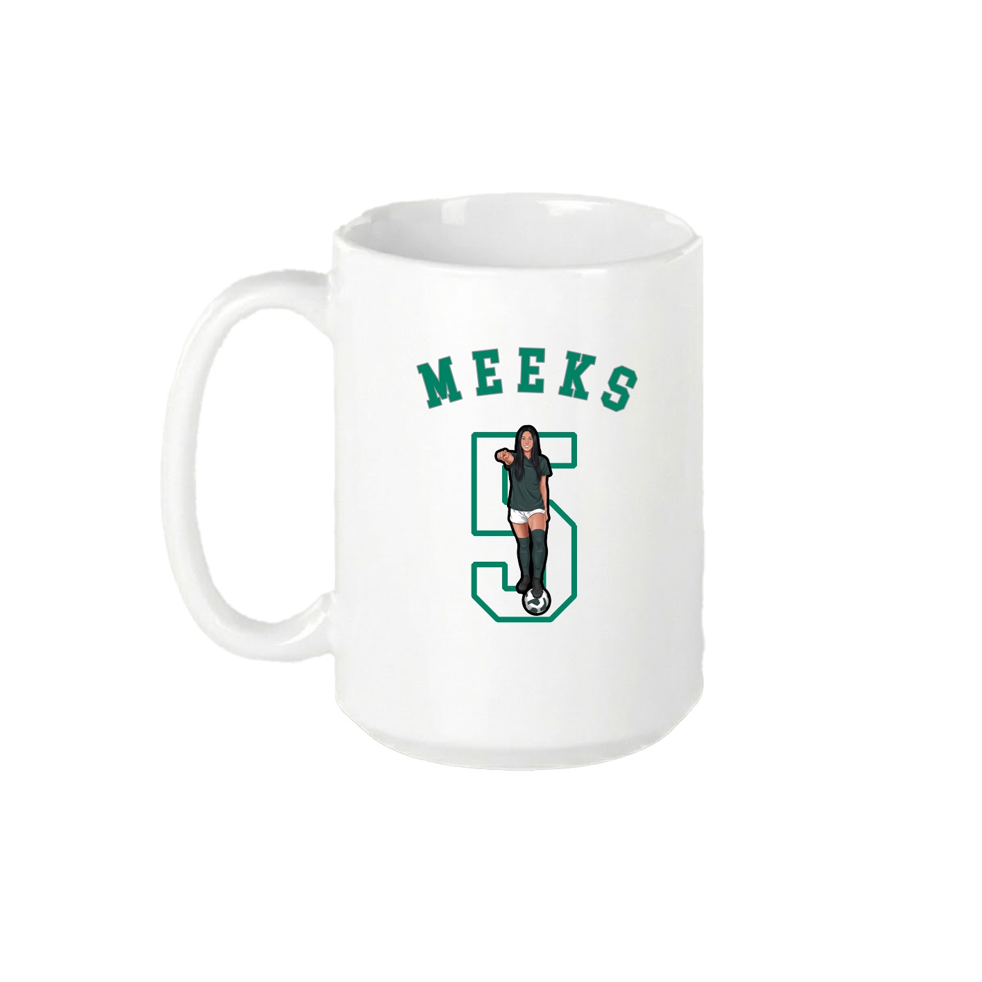15oz Coffee Mug — Shirsey Arch in White