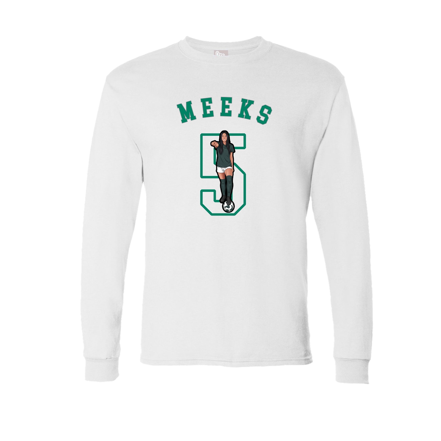 Long Sleeve Tee — Shirsey Arch in White