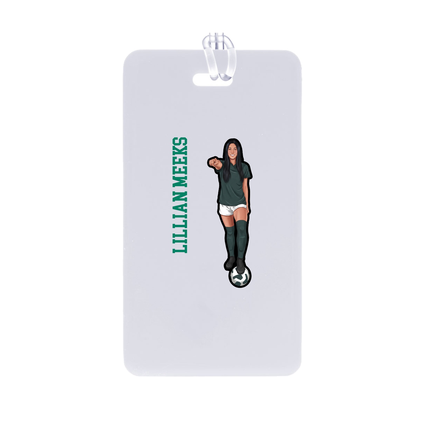 Bag Tag — Name Vertical in Classic