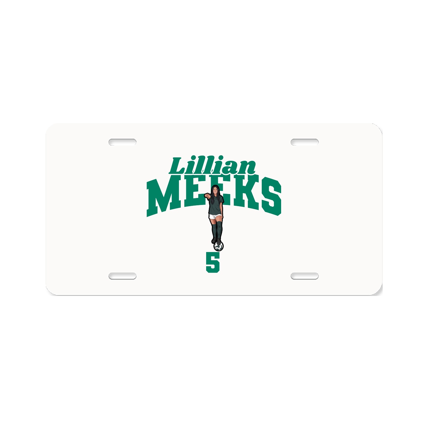License Plate — Signature Arch in Classic