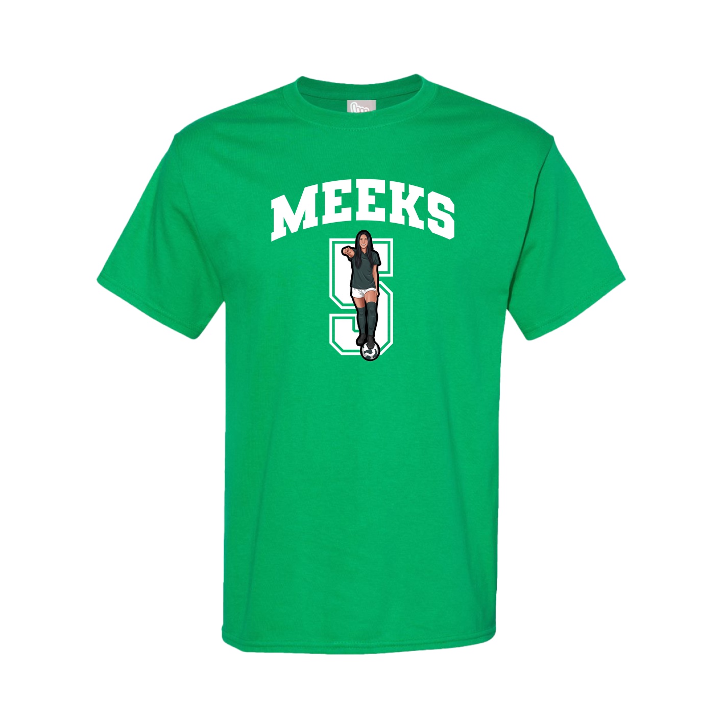 Tee — Number in Green