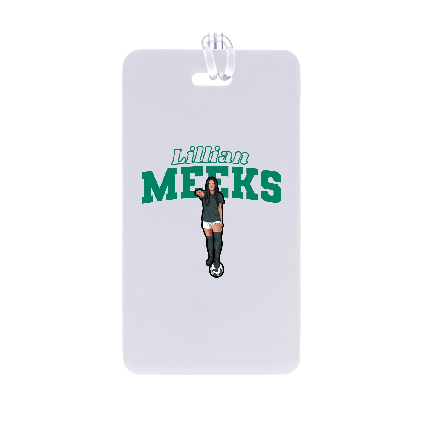 Bag Tag — Name Arch in Classic