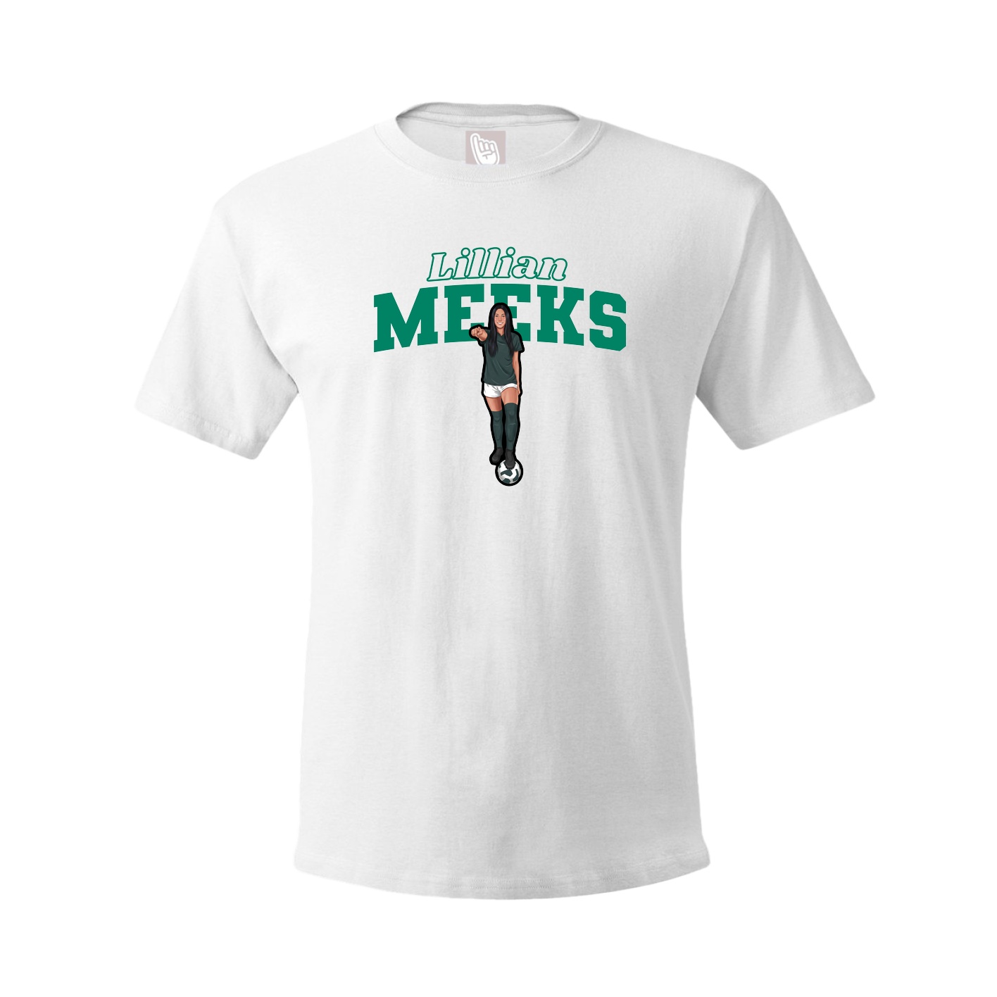 Tee — Name Arch in White