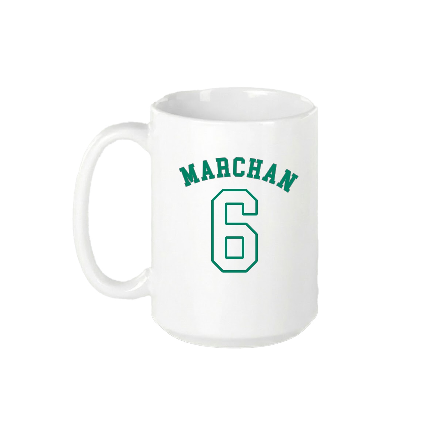 15oz Coffee Mug — Shirsey Arch in White