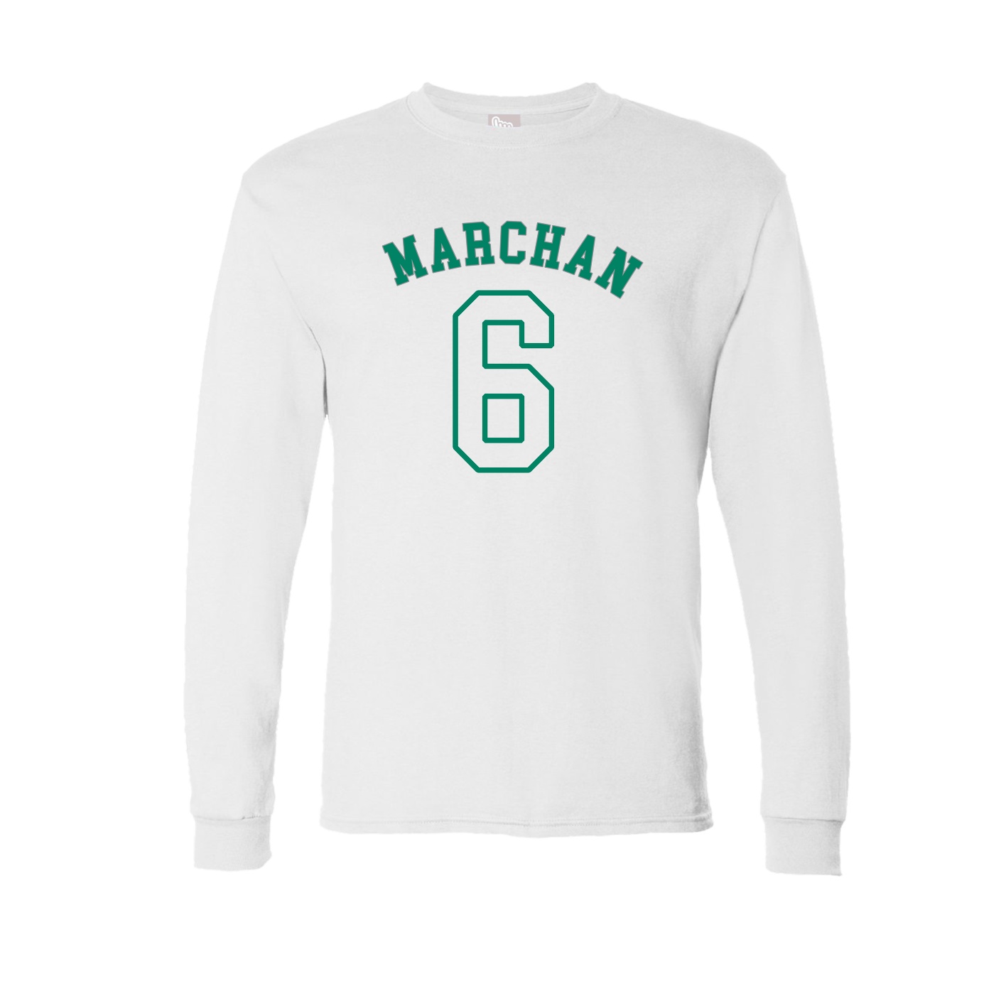 Long Sleeve Tee — Shirsey Arch in White