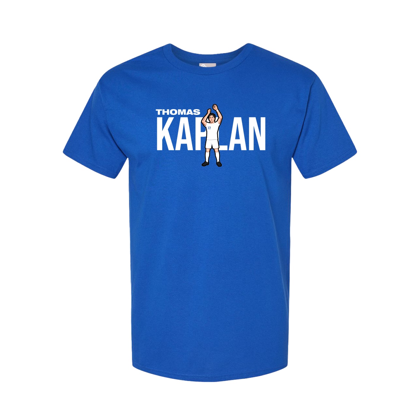 Youth Tee — Player Name in Royal
