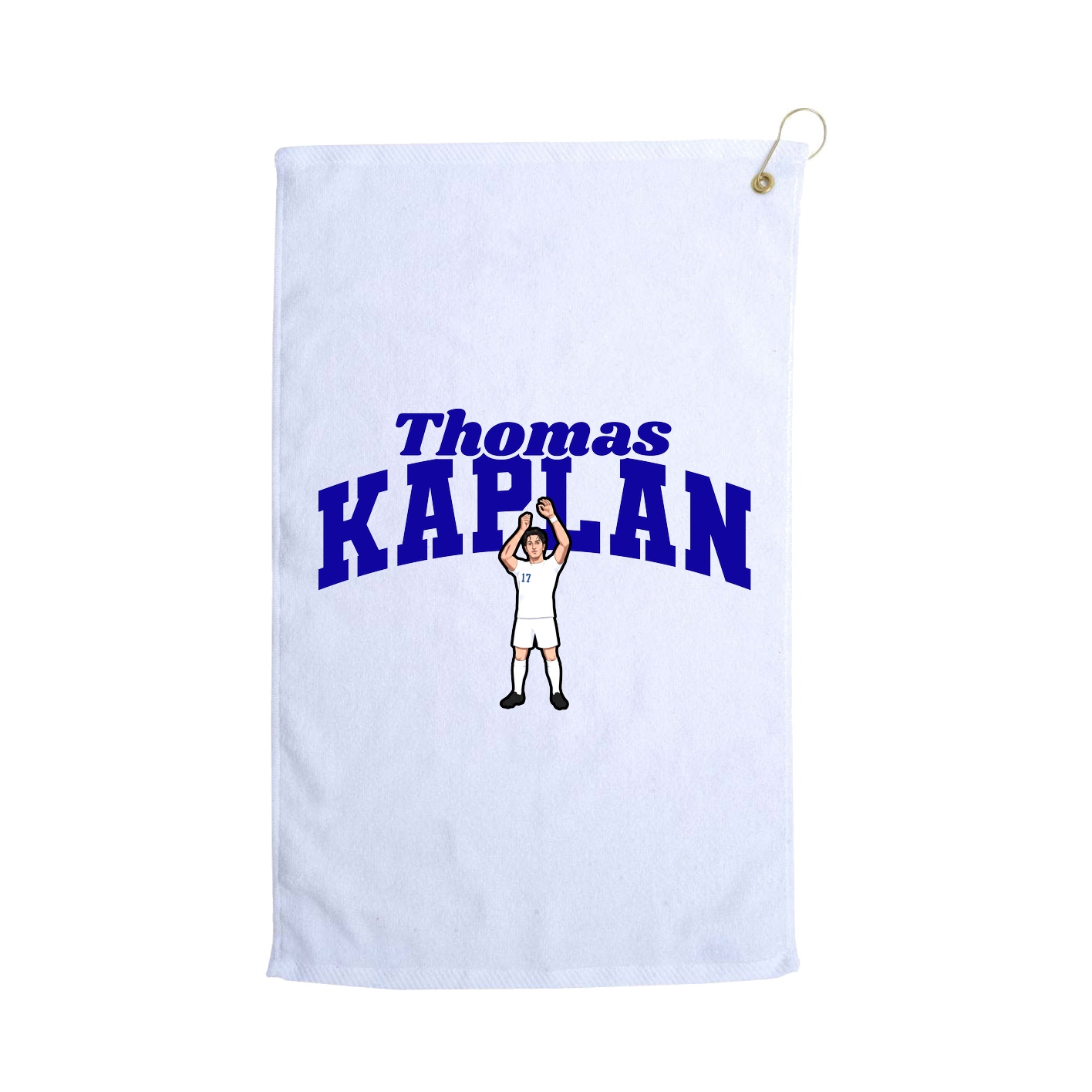 Golf Towel — Signature Arch in White