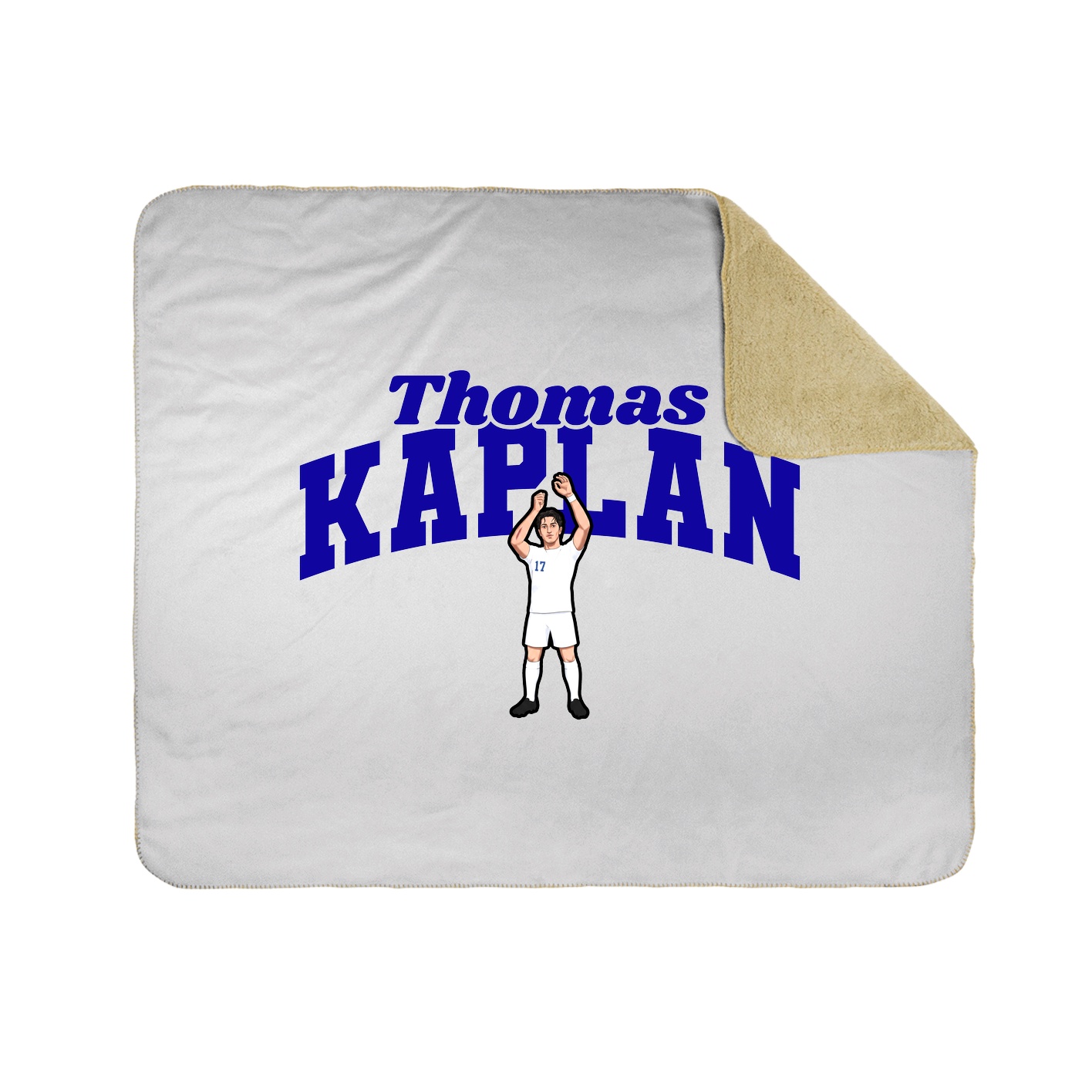 Throw Blanket — Signature Arch in White