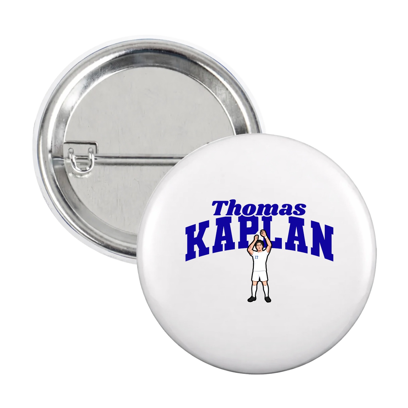 Game Day Button — Signature Arch in White