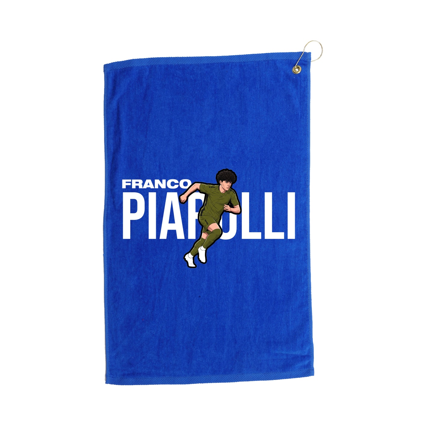 Golf Towel — Player Name in Royal