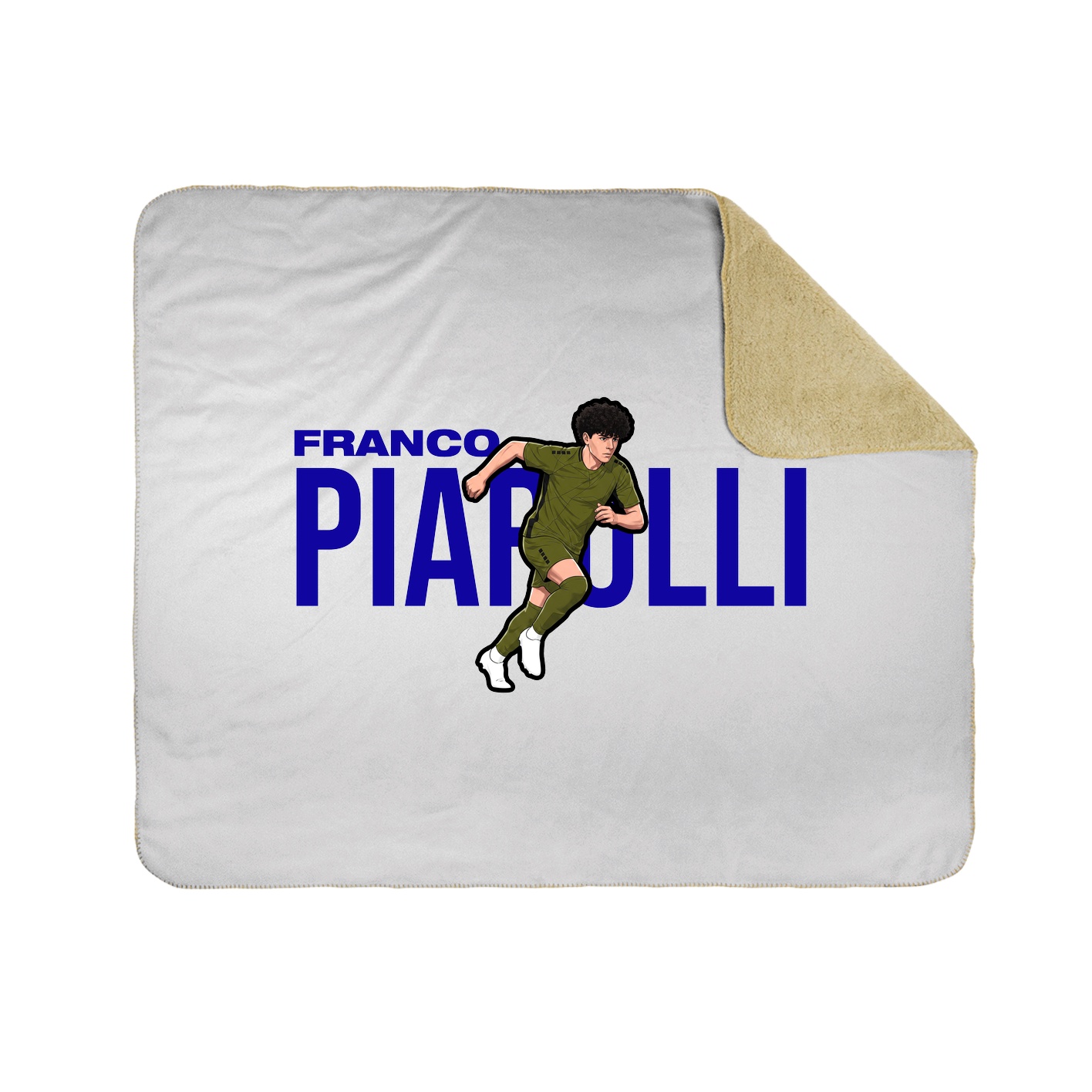 Throw Blanket — Player Name in White