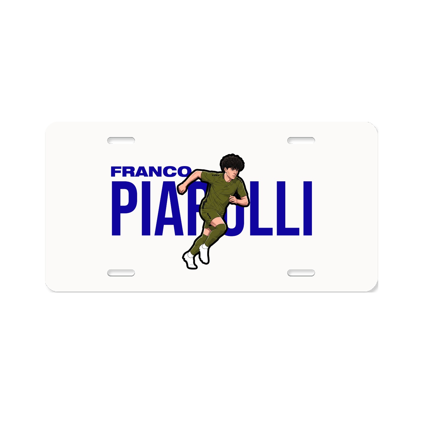 License Plate — Player Name in Classic
