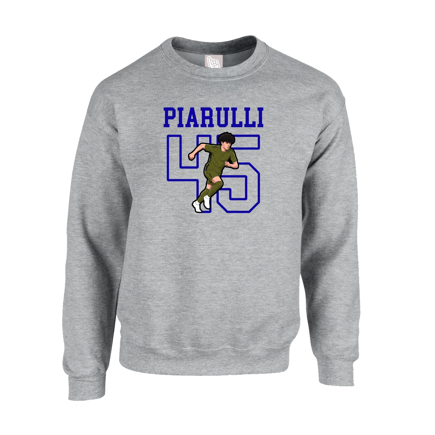 Fleece Crew — Shirsey in Grey