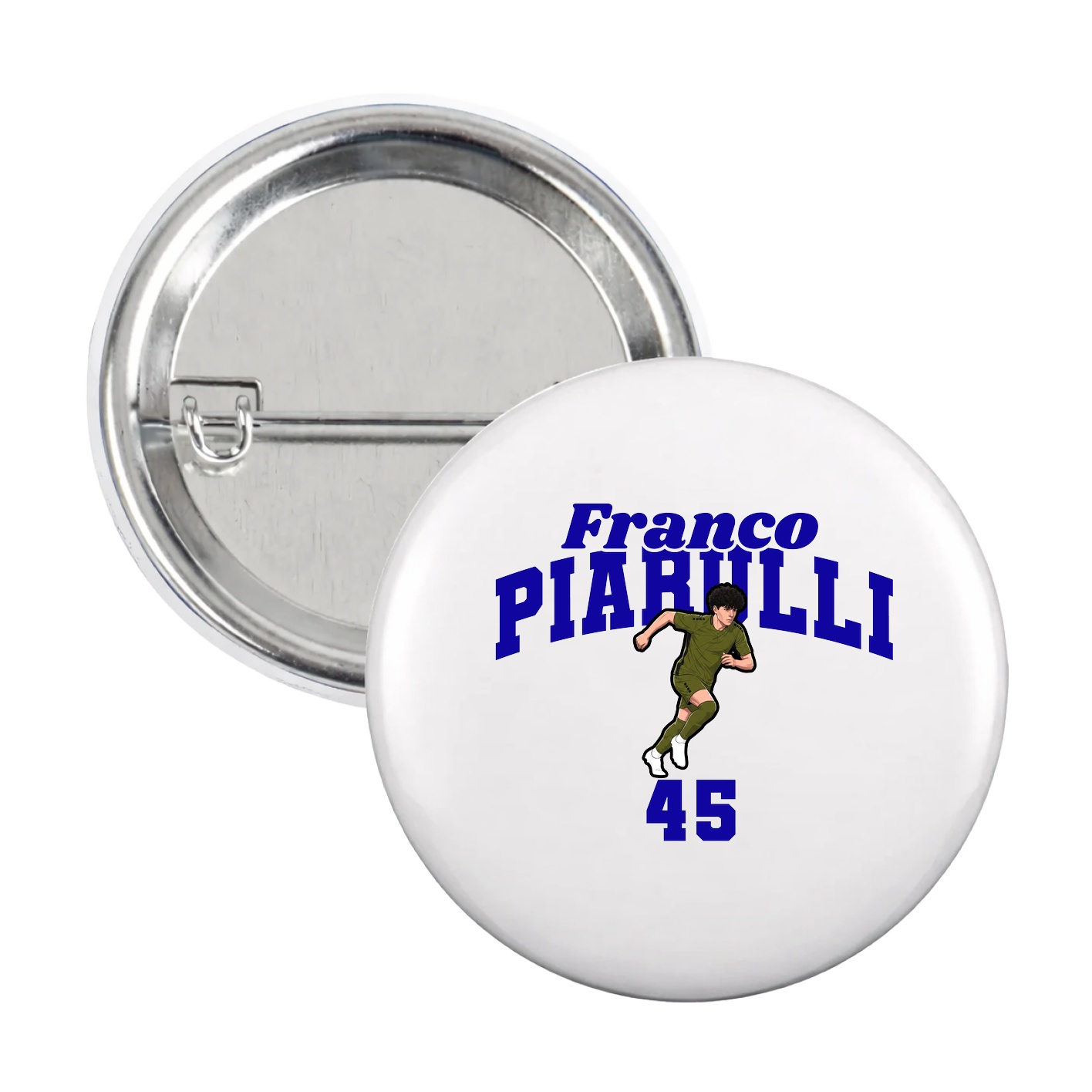 Game Day Button — Signature Arch in White