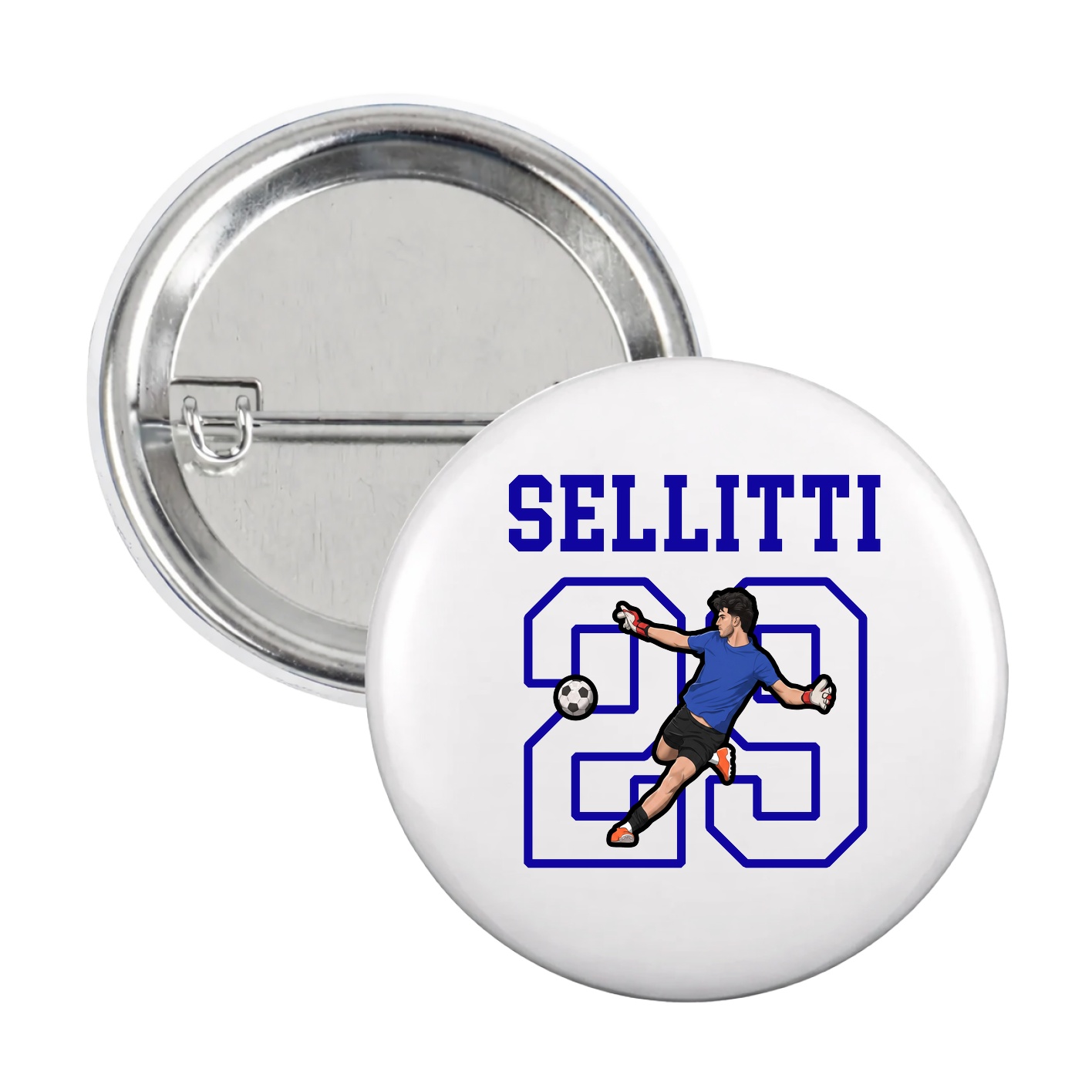 Game Day Button — Shirsey in White