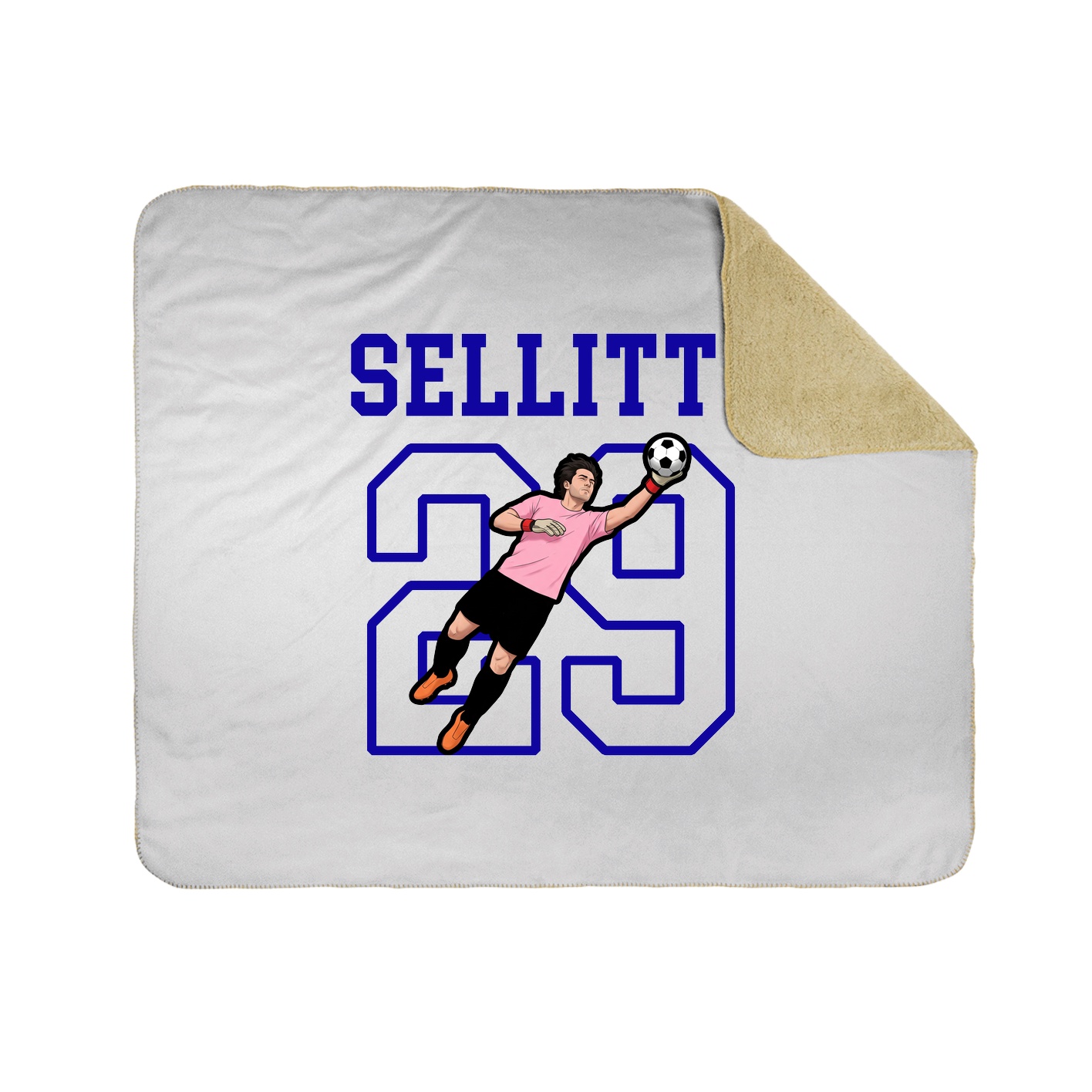 Throw Blanket — Shirsey in White