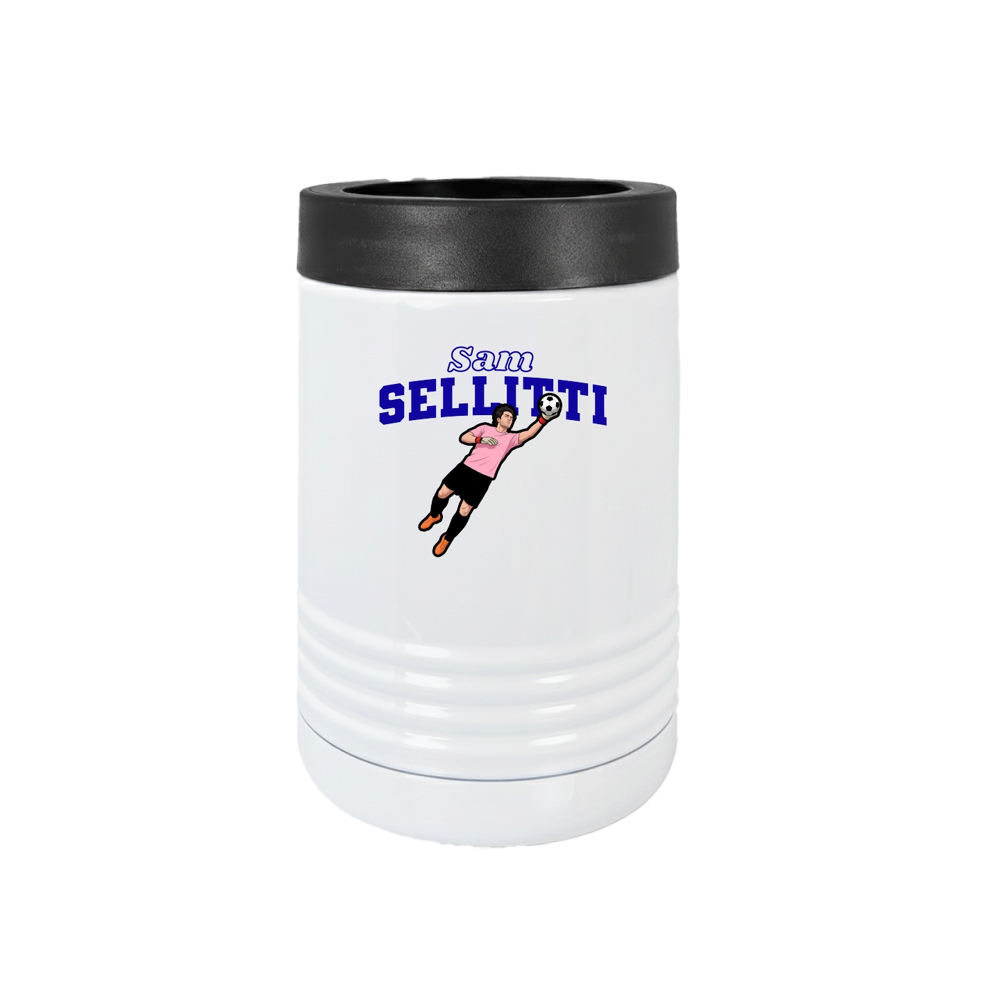 Beverage Holder — Name Arch in White