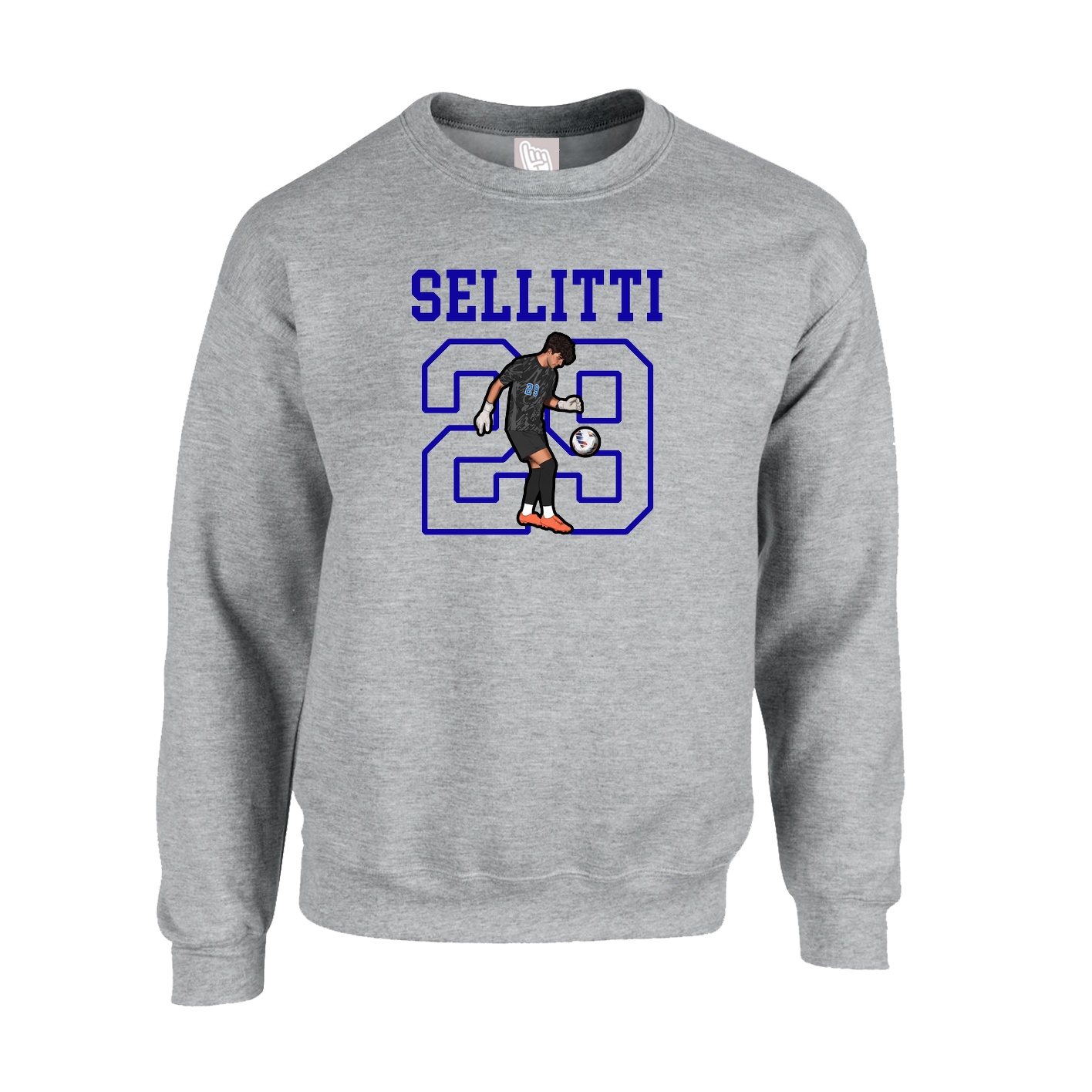Fleece Crew — Shirsey in Grey