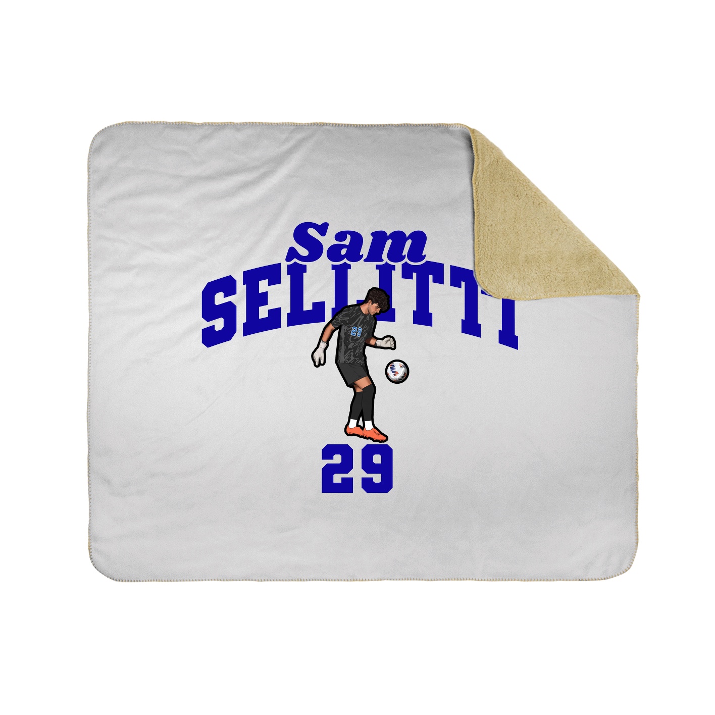 Throw Blanket — Signature Arch in White