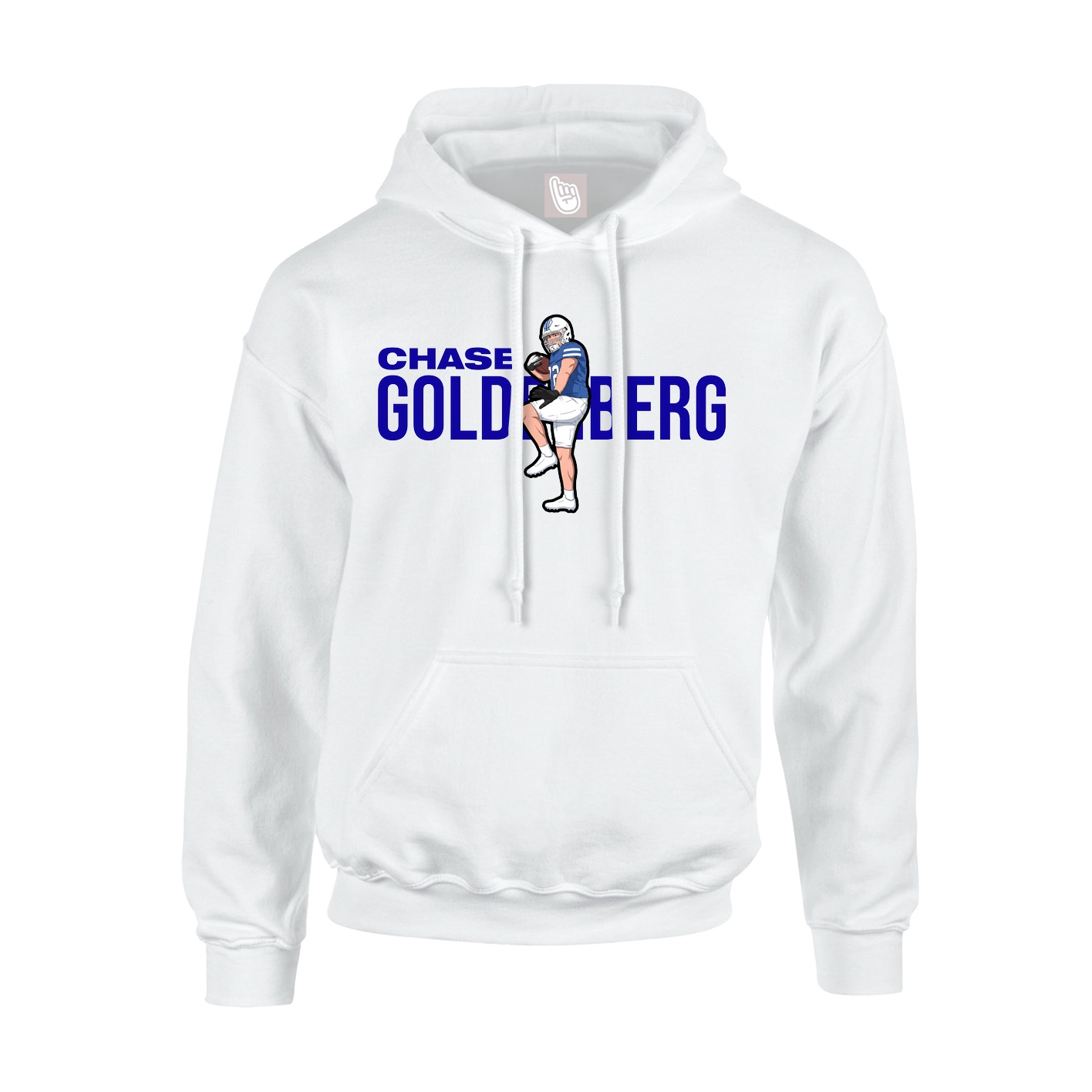 Hoodie — Player Name in White